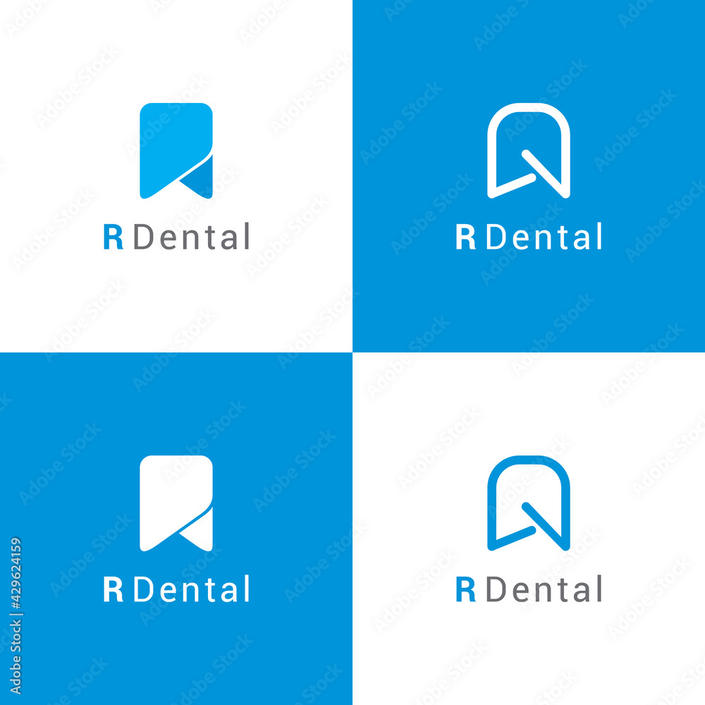 Dental logo design template for your business Dental logo design template for your business