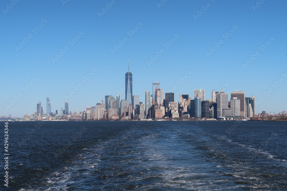 New York City als Ganzes in der Entfernung