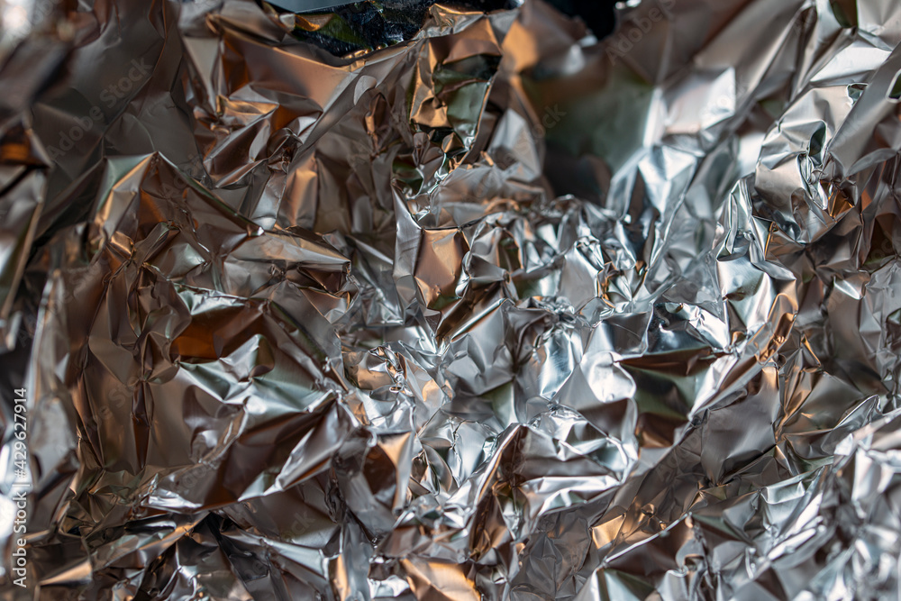 close up of aluminiumfoil, nacka, sverige, stockholm, sweden close up of aluminiumfoil, nacka, sverige, stockholm, sweden