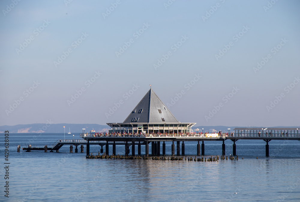 Pier in Heringsdorf on the Baltic Sea