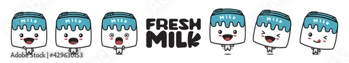 ute milk cartoon characters