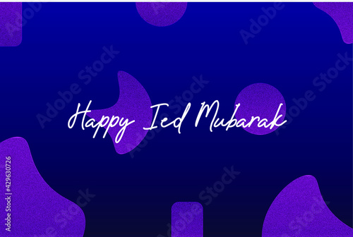 Happy Ied Mubarak With Wonderful Background