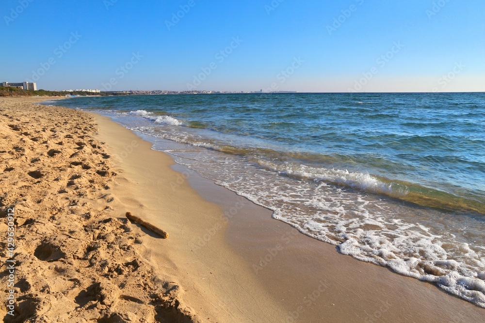 Italian beach in Salento peninsula Italian beach in Salento peninsula