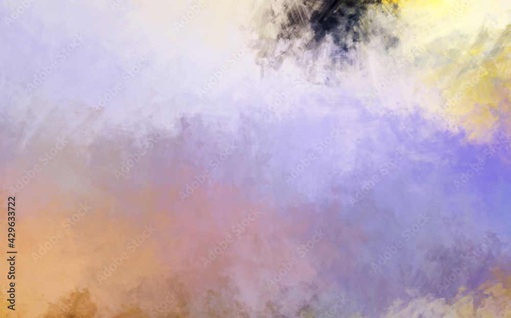 Fototapeta premium Brushed Painted Abstract Background. Brush stroked painting. Artistic vibrant and colorful wallpaper..