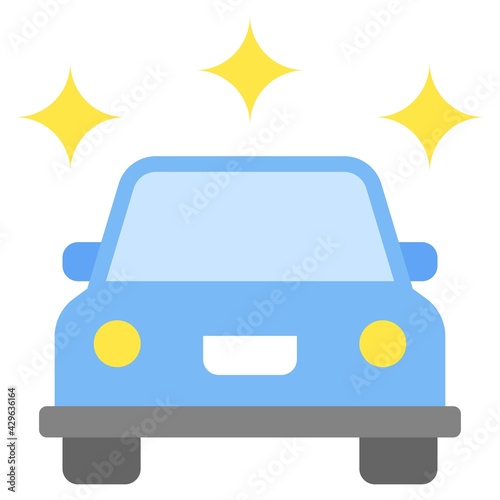 Car Care icon, Supermarket and Shopping mall related vector