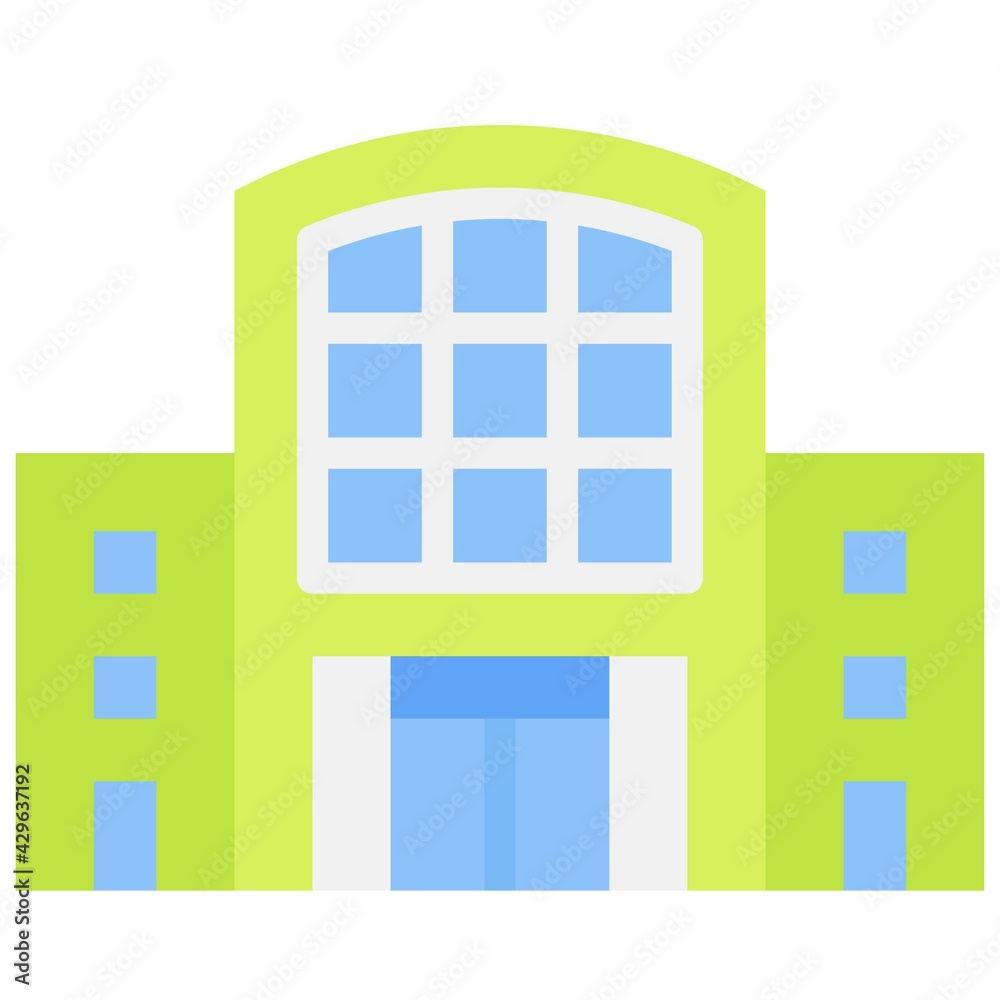 Department store icon, Supermarket and Shopping mall related vector