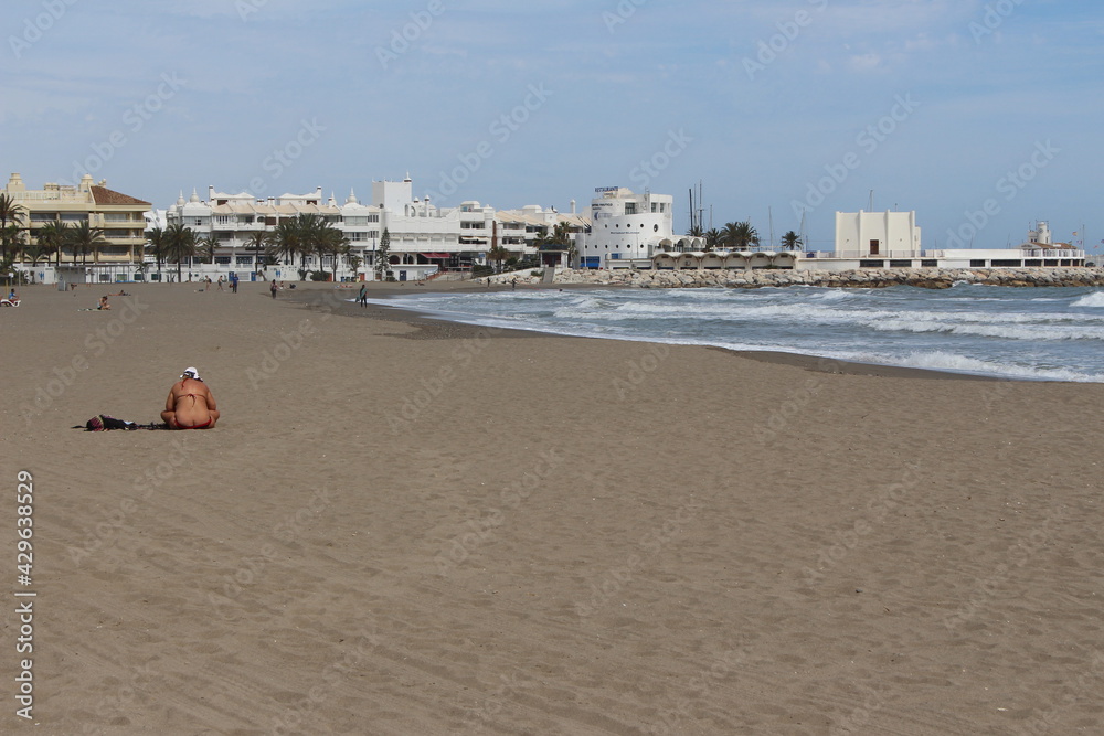 Fototapeta premium Culo y Playa