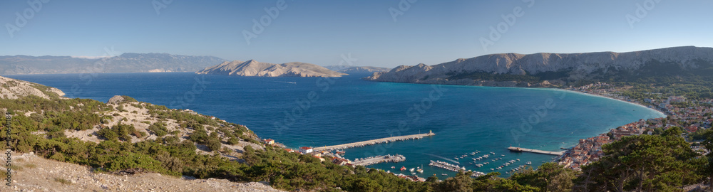panorama of the mediterranean town
