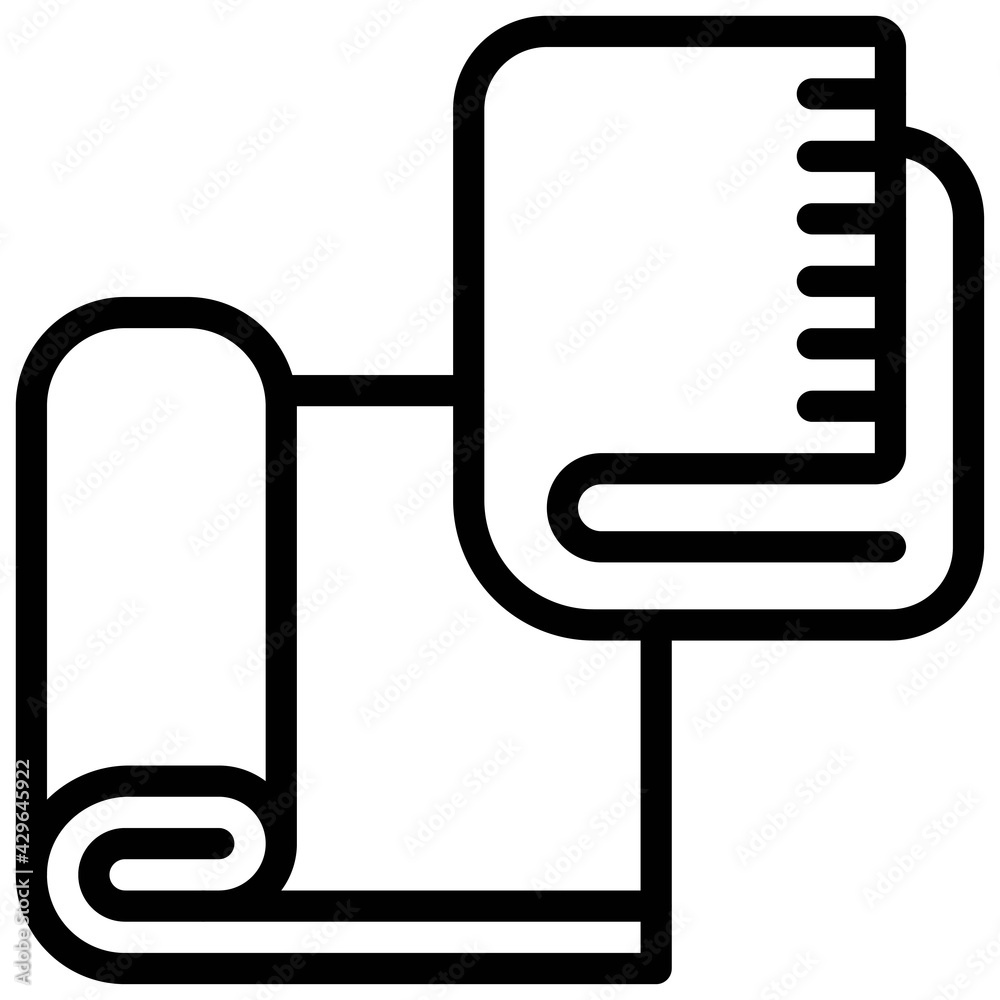 Fabrics icon, Supermarket and Shopping mall related vector Fabrics icon, Supermarket and Shopping mall related vector