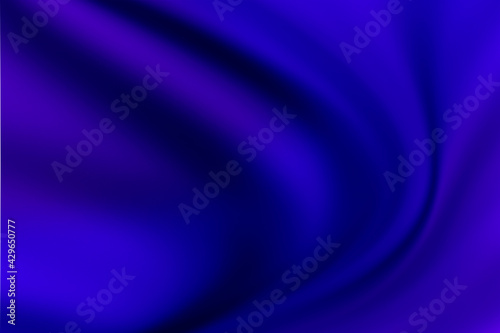 Blue gradient texture blurred curve style of abstract luxury fabric © watchara