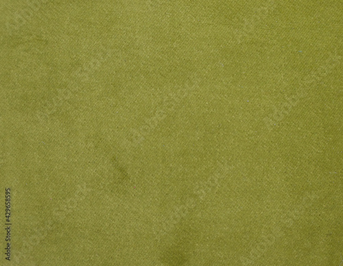 Full frame leaf green velvet textured background with copy space