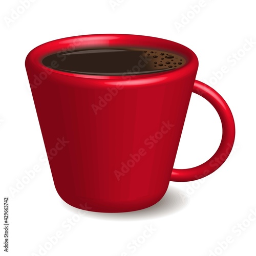 A cup of black coffee