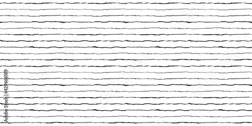 Grunge seamless pattern with stripes hand drawn with oil pastel crayon