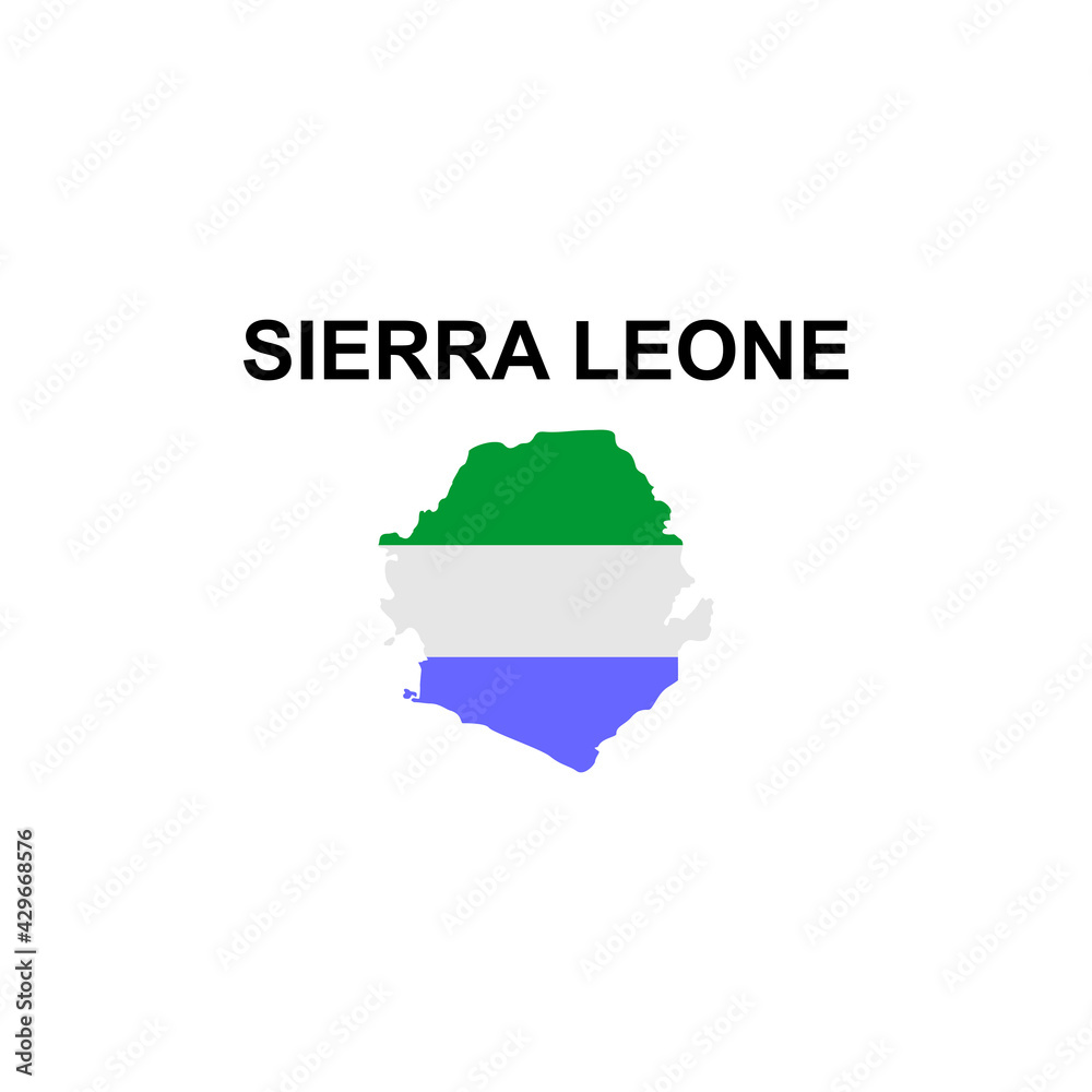 maps of Sierra Leone icon vector sign symbol Stock Vector | Adobe Stock