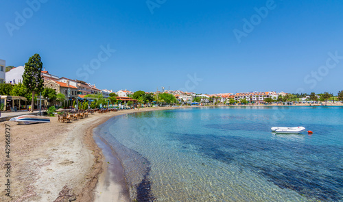 Kumluk Beach view in Datca Town of Turkey