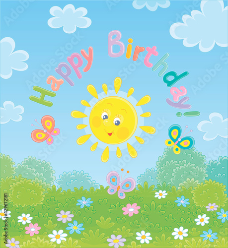 Birthday card with a friend...