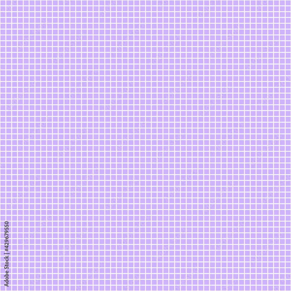Purple squares background. Mosaic tiles. Seamless vector illustration.