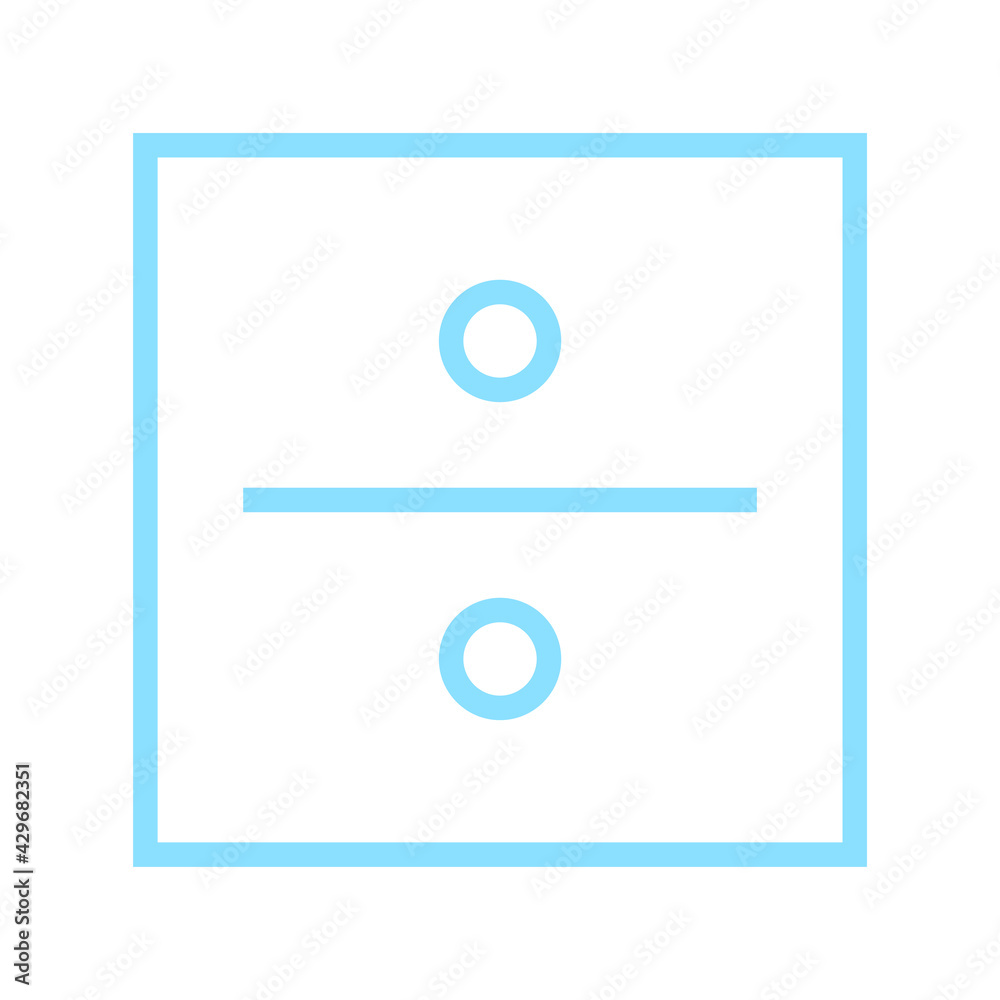 Divide icon illustration design Divide icon illustration design