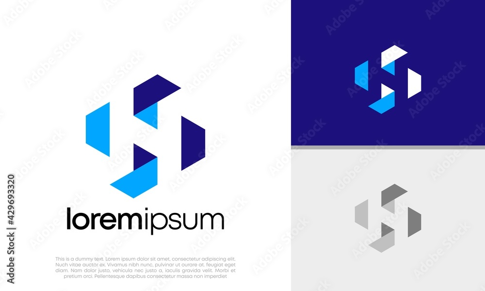 Obraz premium Innovative high tech logo template. Template label for blockchain technology. Technology Logo. Initials H logo design.