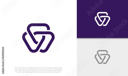 Innovative high tech logo template. Template label for blockchain technology. Technology Logo. 	
Initials W logo design.