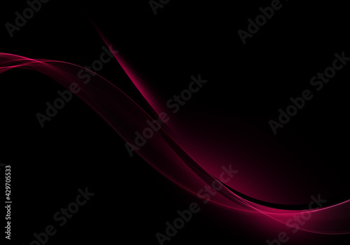 Abstract background waves. Black and red abstract background for wallpaper or business card