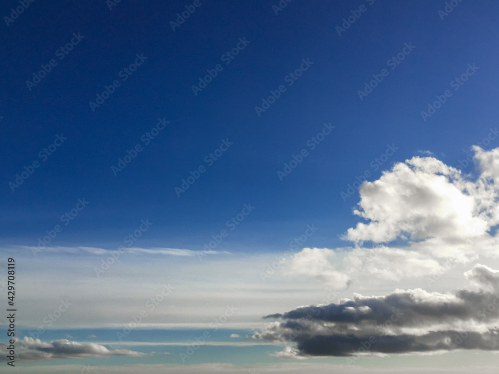 Colors in sky and clouds Colors in sky and clouds