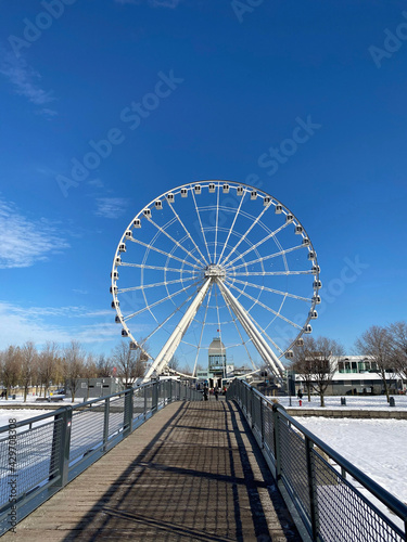 Montreal Ferris Wheel in Winter