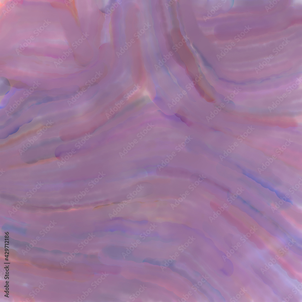 Obraz premium Watercolor abstract painting with pastel colors. Soft color painted illustration of calming composition for poster, wall art, banner, card, book cover or packaging. Modern brush strokes painting.