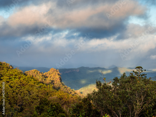 Valley View with Dramatic Light and Weather photo