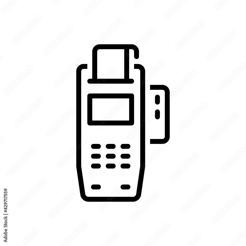 Black line icon for acquire Black line icon for acquire