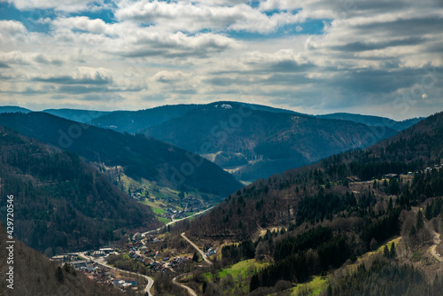 The road leading to the mountains, Germany, Black forest