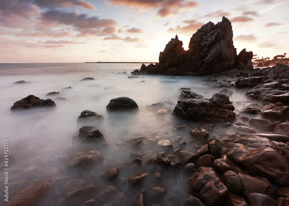 sunset on corona del mar