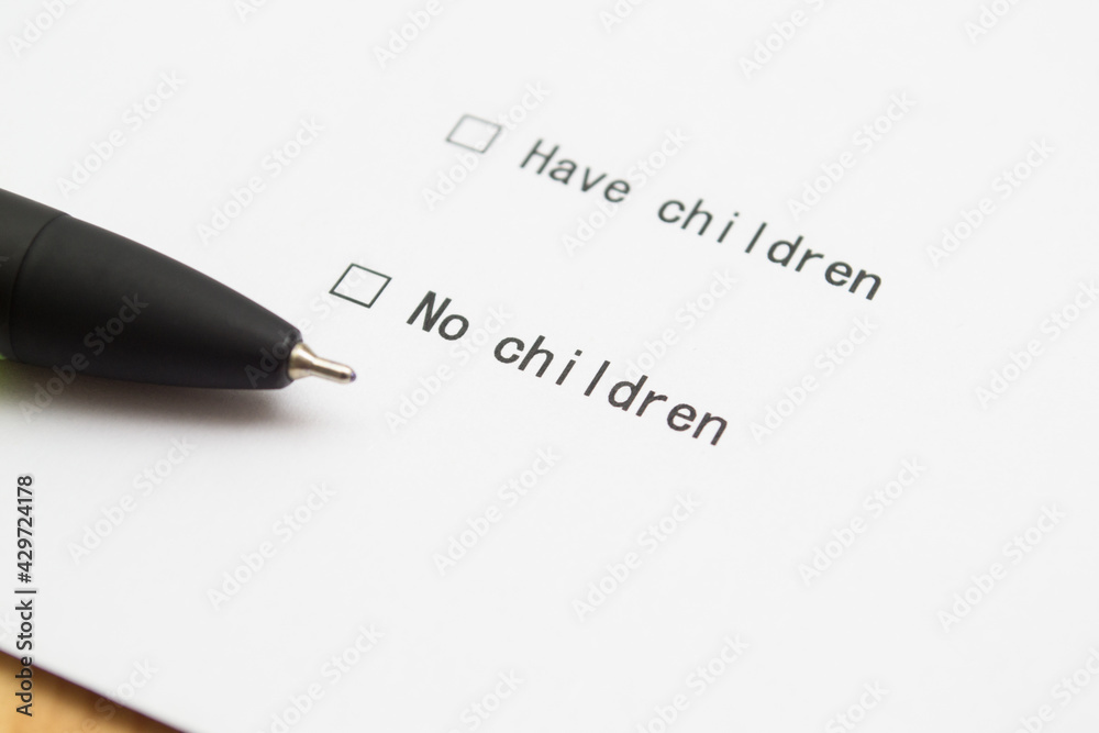 I have no children. I am childless. The answer is in the test. Pen on a white sheet of paper. I have no children. I am childless. The answer is in the test. Pen on a white sheet of paper.