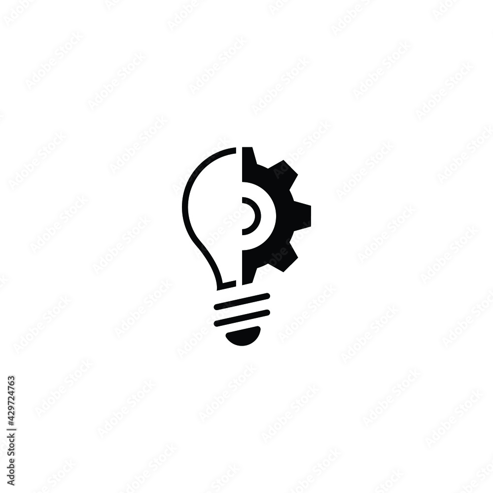 Lightbulb glyph icon. Simple solid style. Creative solution, lamp, light bulb symbol, technology, bright, inspiration concept. Vector illustration isolated on white background. EPS 10 Lightbulb glyph icon. Simple solid style. Creative solution, lamp, light bulb symbol, technology, bright, inspiration concept. Vector illustration isolated on white background. EPS 10