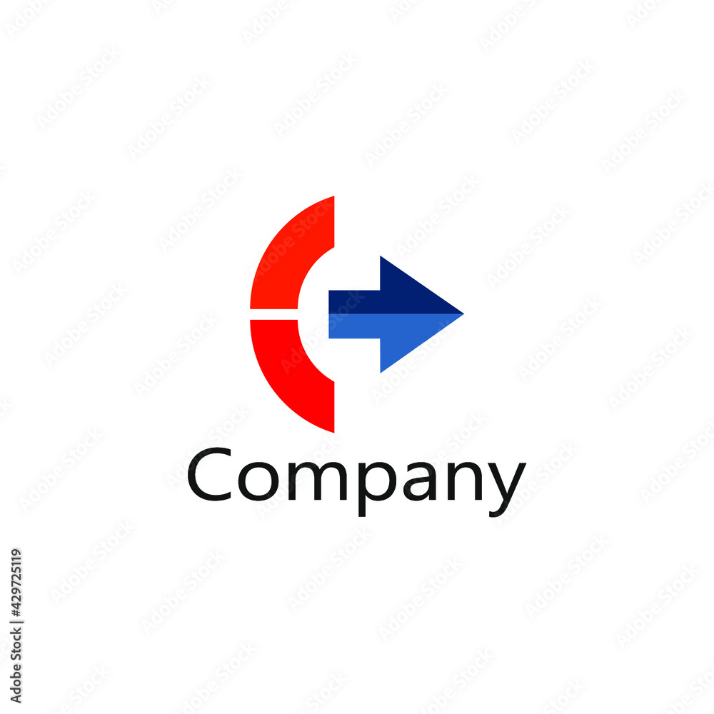 the arrow and the semicircle behind it the arrow and the semicircle behind it