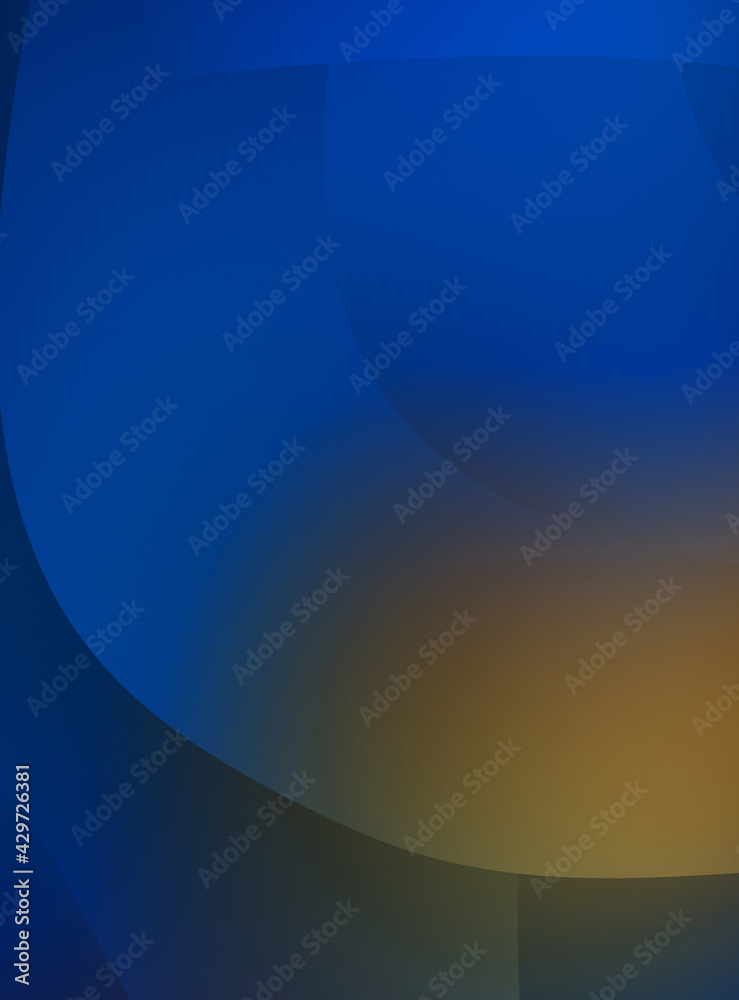 Abstract background with colorful gradient. Vibrant graphic wallpaper with stripes design. Fluid 2D illustration of modern movement.