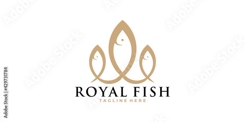 sea food logo icon vector isolated