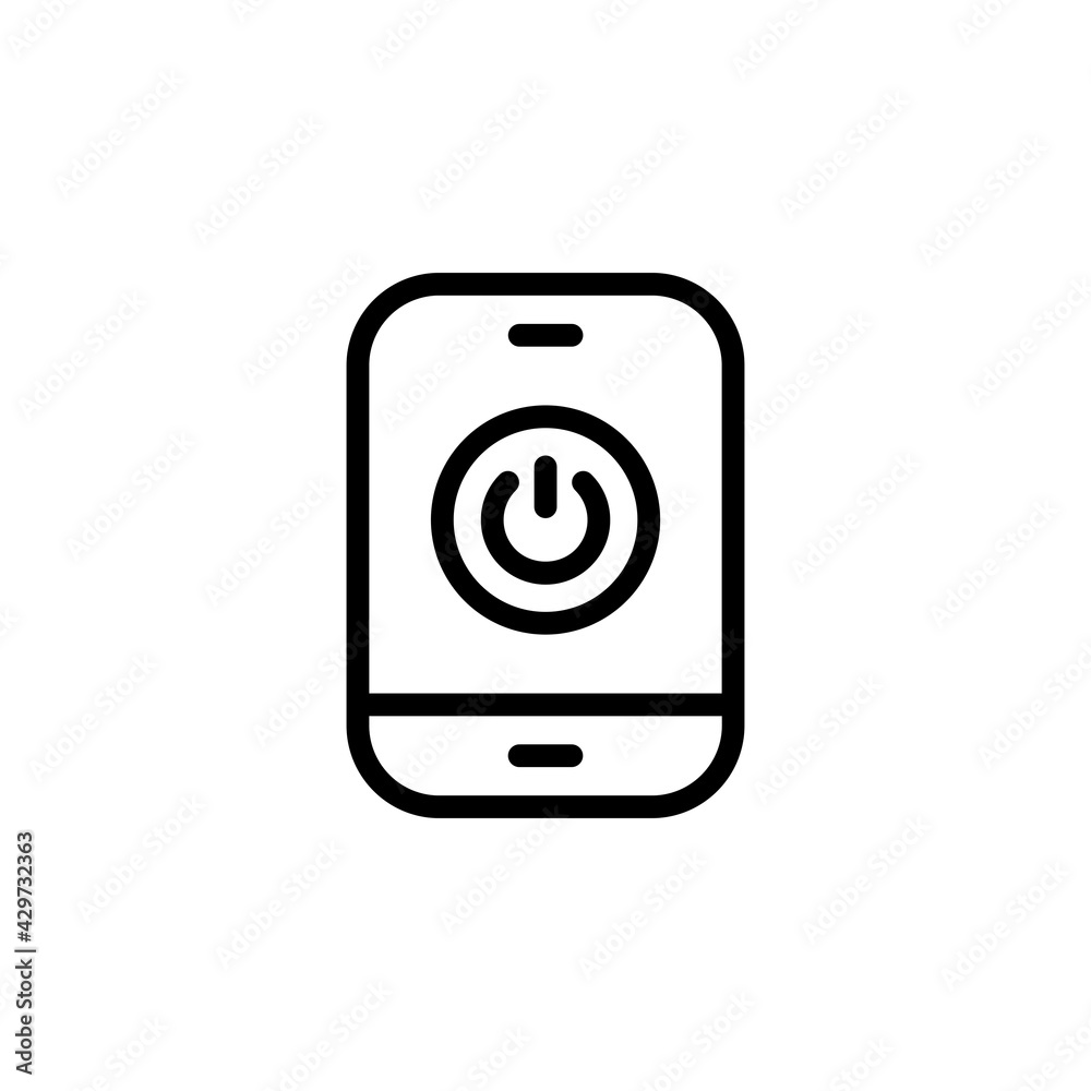 off phone icon. perfect to logo, presentation, template, website, application, and more product. vector icon design line style off phone icon. perfect to logo, presentation, template, website, application, and more product. vector icon design line style