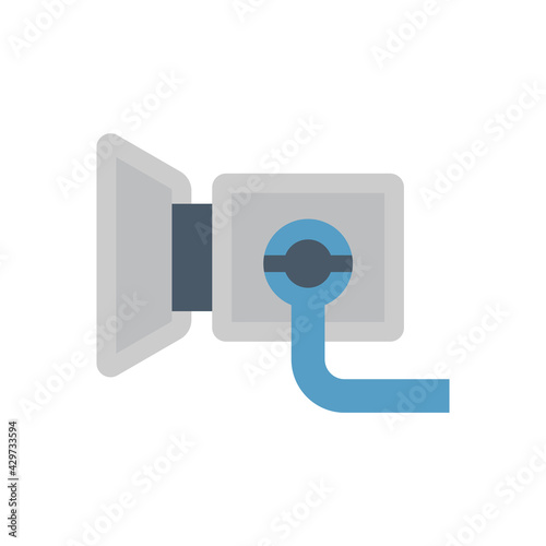 Refuel natural gas vector icon. Service in pump station with nozzle, hose, fuel tank door of car vehicle. To refill power energy or liquid compressed gas i.e. lpg, cng, ngv mixture of methane, propane