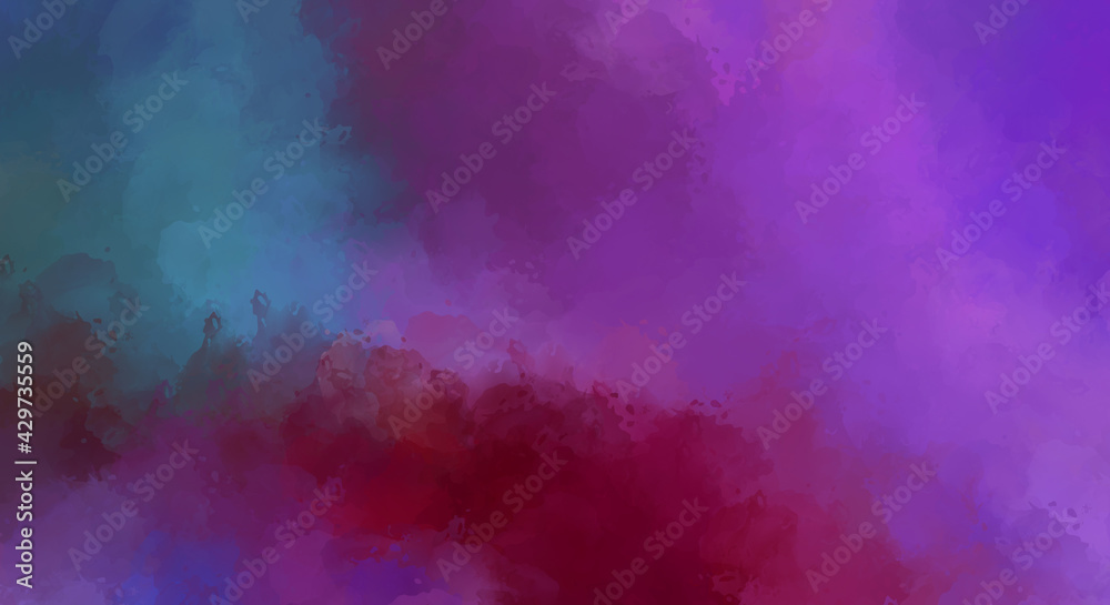 Fototapeta premium Brushed Painted Abstract Background. Brush stroked painting. Artistic vibrant and colorful wallpaper.