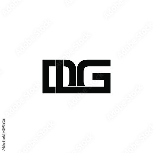 dlg letter original monogram logo design