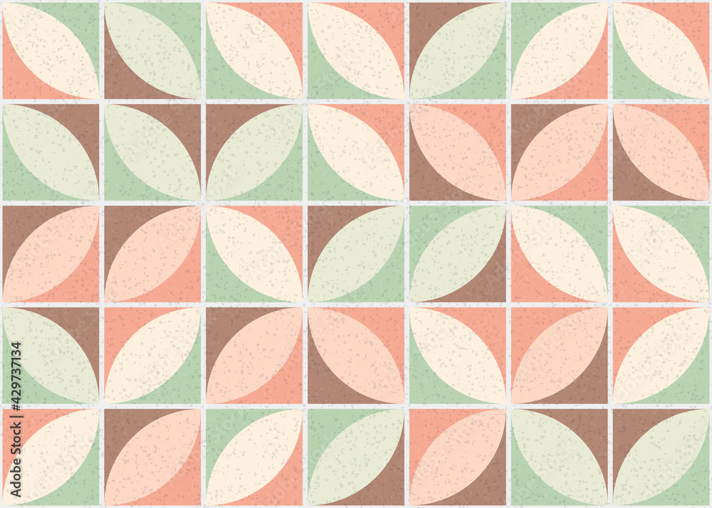 Abstract Geometric Pattern generative computational art illustration