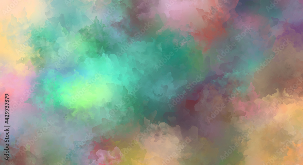 Abstract background of colorful brush strokes. Brushed vibrant wallpaper. Painted artistic creation. Unique and creative illustration. Abstract background of colorful brush strokes. Brushed vibrant wallpaper. Painted artistic creation. Unique and creative illustration.
