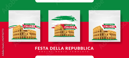 Republic Day of Italy (Italy: Festa della Repubblica Italiana). Celebrated annually on June 2 in Italy.