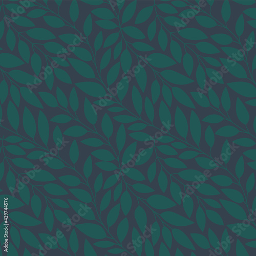 Abstract fashion design of seamless background. Vector organic print pattern. Repeating graphic design. Modern stylish texture. Pastel fabric drapery with leafs