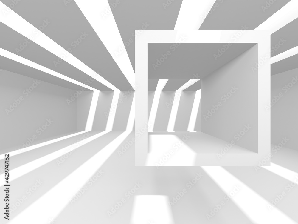 Abstract White Architecture Design Concept Abstract White Architecture Design Concept