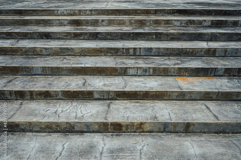 Concrete stair with crack can be use as background Concrete stair with crack can be use as background