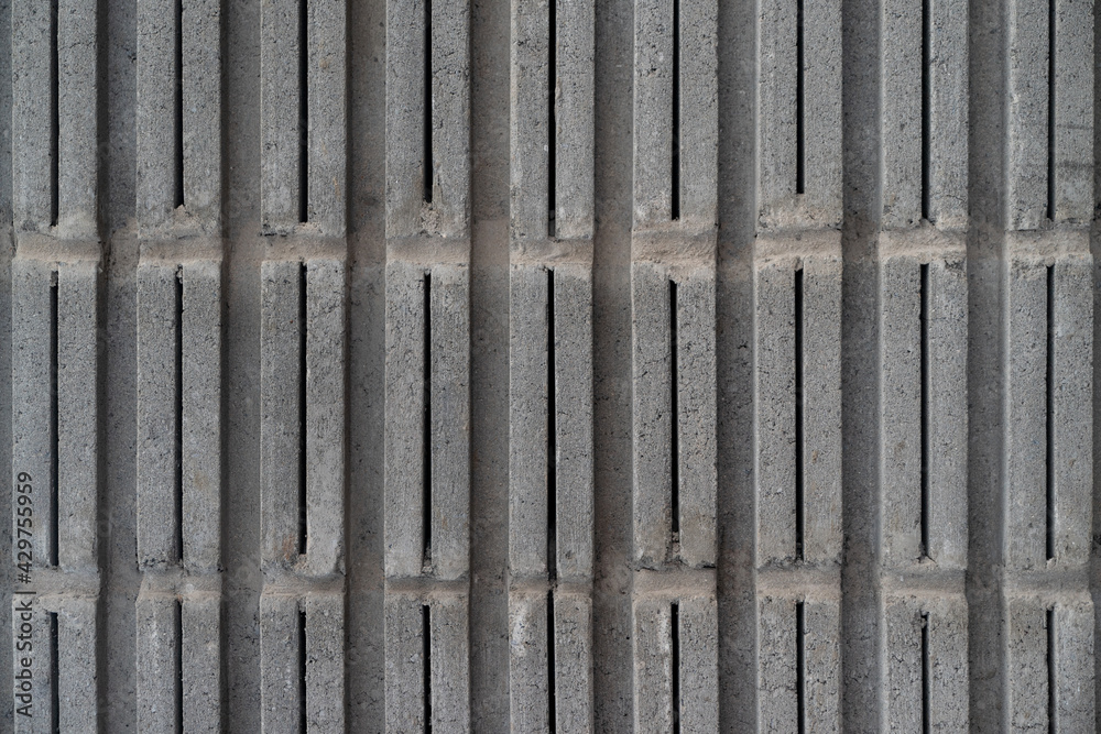 Background texture of Lightweight Concrete block, raw material for industrial or house wall.