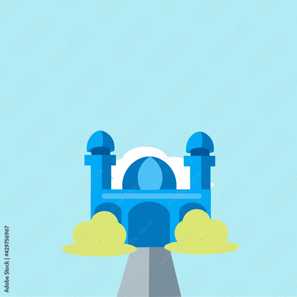 vector illustration of the joy of Ramadan and Eid Mubarak.