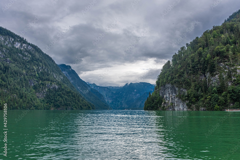 Fototapeta premium Landscape of the Konigsee Lake, Germany